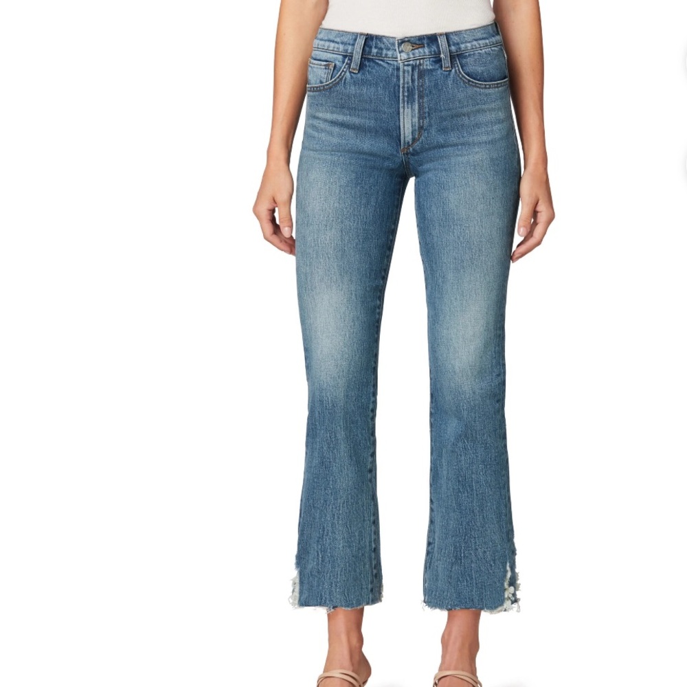 joe's jeans the callie‎ high rise cropped boot in style huron